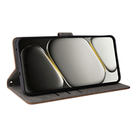 Étui portefeuille rétro en cuir avec protection RFID et fentes pour cartes, pour Oneplus Nord CE6 Lite/Oneplus Turbo 6X/OPPO Realme P4X 5G