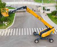 Plateforme de travail aérien télescopique officielle, fiable et durable, avec flèche de 58 m, modèle XGS58