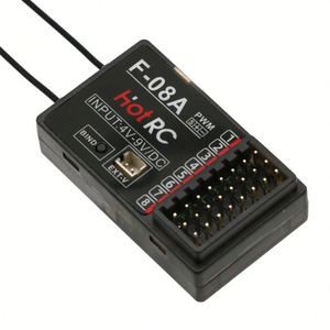รีโมทคอนโทรล Hotrc HT-8A 2.4G 8CH PWM FHSS ตัวส่งสัญญาณโลหะ พร้อมกล่องรับสัญญาณ สำหรับโดรน FPV เครื่องบิน รถยนต์ เรือ - Product Image 5