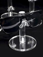 Support d'affichage transparent en acrylique pour lunettes et lunettes de soleil, avec espace multi-niveaux, différentes spécifications pour l'affichage en vitrine