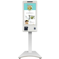 Terminal de paiement tactile POS 21,5-32 pouces avec scanner QR et gestion cloud SDK pour McDonald's/KFC