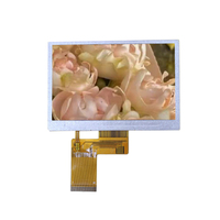 Layar Sentuh IPS TFT LCD WVGA 4.3 Inci 800x480 Antarmuka RGB ST7262 750 Nits Kecerahan Tinggi untuk Printer 3D & Rumah Pintar
