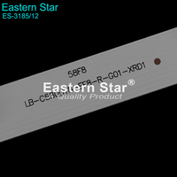 ES-3185 (4 pièces, 12 LED) CRH-ZG583030120482PREV1.2 SLC LED Rétroéclairage LED pour téléviseur HAIER 58 pouces, bande lumineuse LED