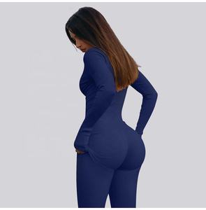 Ensemble de vêtements pour <span class=keywords><strong>femme</strong></span>, combinaison de yoga décontractée, combinaison <span class=keywords><strong>femme</strong></span>, pantalon de sport, body pour <span class=keywords><strong>femme</strong></span>, combinaisons - Product Image 2