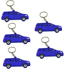Rubber Keychain Custom Shaped Plastic Pvc Keyring Keyholder For Gifts