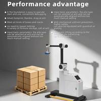 Robot de palettisation collaboratif WP-30XL, cobot palettiseur, portée extra longue de 2080 mm, machine d'empilage de boîtes en carton