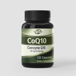 Capsules de CoQ10 100 mg par dose, 120 capsules végétales, Complément alimentaire Coenzyme Q10 OEM ODM Marque privée - Product Image 1