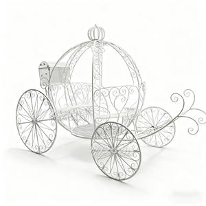 عربة كهربائية بدون خيول، عربة حصان، حصان بدواسات، عربة على شكل يقطينة، عربة سندريلا - Product Image 4