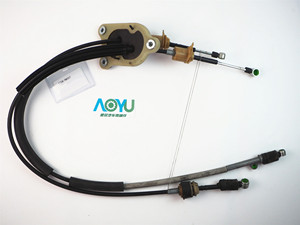 สายเคเบิลเกียร์ธรรมดาสำหรับซีตรอง Fiat Peugeot <span class=keywords><strong>Linex</strong></span> 14.44.51 OE1609234880/2444HT - Product Image 4