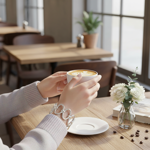 Braccialetti di moda a cerniera placcati in oro elegante Design braccialetto per le donne - Product Image 3