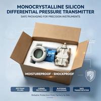 Transmisor de Presión Diferencial Inteligente 3051, 4-20mA HART, Pantalla LCD, Precisión del 0.1%, Transmisor DP para Nivel de Flujo en Fábrica
