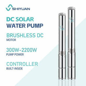Bomba de agua solar para pozo profundo SHIYUAN <span class=keywords><strong>Gunes</strong></span> Dalgic con controlador de motor BLDC integrado y impulsor de plástico con orificio. - Product Image 1