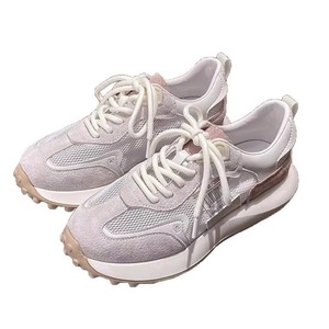 <span class=keywords><strong>Scarpe</strong></span> <span class=keywords><strong>Sportive</strong></span> da <span class=keywords><strong>Donna</strong></span> Versatili in Pelle e Mesh Traspirante, Nuovi Sandali Estivi Traforati Stile Dad per Camminare - Product Image 1