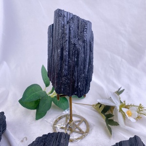 Piedra de Turmalina Negra Natural Grande, Mineral de Cristal en Bruto para Sanación - Product Image 2