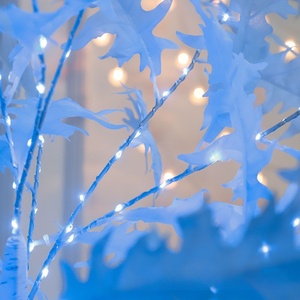 Arbres illuminés bleus artificiels pour la décoration de festival d'intérieur de Noël - Product Image 4