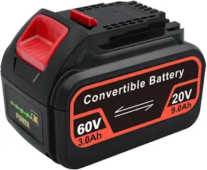 20 V/60 V Batterie DCB609 Ersatz für DEW 20 V/60 V Batterie 9,0 Ah 6,0 Ah DCB609-2 DCB606-2 20 V 60 V Batterie