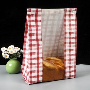 Custom <b>bread</b> packaging <b>bags</b> baguette sourdough <b>bread</b> paper <b>bag</b> with tabs bakery pastry window cookies <b>bag</b> baking chocolate chip - Product Image 2