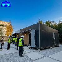 Maison conteneur modulaire en métal à assemblage rapide pour bar à domicile, hôtel, avec performance respirante
