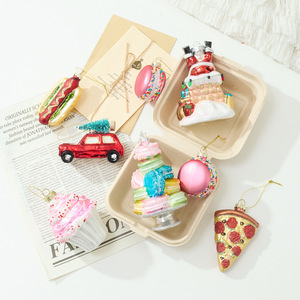 Adorno Navideño con Forma <span class=keywords><strong>de</strong></span> <span class=keywords><strong>Bola</strong></span> <span class=keywords><strong>de</strong></span> Navidad, Color Macaron, Decoración Pintada con Diseño <span class=keywords><strong>de</strong></span> <span class=keywords><strong>Pastel</strong></span> - Product Image 3