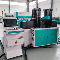 Rouleau profilé CNC automatique robuste pour le cintrage de tubes structurels, les garnitures architecturales, les meubles et les cadres en acier inoxydable