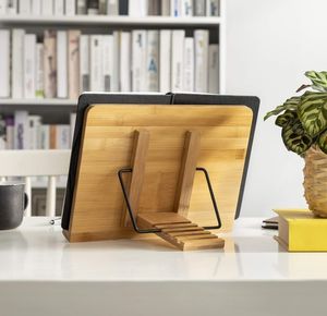 Support <span class=keywords><strong>de</strong></span> <span class=keywords><strong>livre</strong></span> réglable en bambou Support <span class=keywords><strong>de</strong></span> bureau <span class=keywords><strong>de</strong></span> lecture léger et portable avec trombones <span class=keywords><strong>pour</strong></span> livres <span class=keywords><strong>de</strong></span> <span class=keywords><strong>cuisine</strong></span> Plateaux <span class=keywords><strong>de</strong></span> rangement <span class=keywords><strong>pour</strong></span> manuels scolaires - Product Image 6