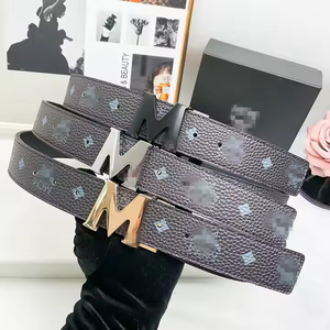 Ingrosso 4.0M Cintura in vera <span class=keywords><strong>pelle</strong></span> di vacchetta classica da uomo resistente di fascia alta alla moda in lega Versatile per mezza età - Product Image 1