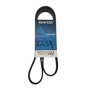 Correa Poly-V DAYCO 6PK1280 EPDM para Ford, Hyundai, Kia, Land Rover, Nissan, Mercury, Infiniti, Lincoln, <span class=keywords><strong>MG</strong></span>, Mitsubishi 5060504 1004249595 - Product Image 1