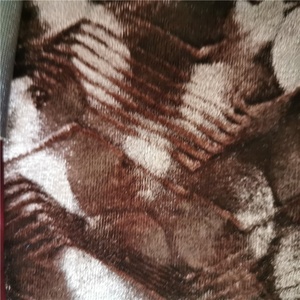 100% Polyester <span class=keywords><strong>Super</strong></span> doux velours tissu coréen velours anneau brossé fleur tricoté imprimé motif pour mode robe doublure - Product Image 6