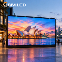 Affichage LED haute luminosité P4 P5, écran mural LED fixe pour la publicité extérieure DOOH