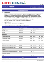 Prix de gros PP transparent JM-350 H5300 Copolymère à haute résistance aux chocs Polypropylène Lotte Chemical Granulés de PP Résine vierge