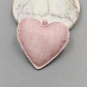 Handmade Fabric Pendants Washed Denim Star & Heart <b>Charms</b> Ornaments for <b>Bag</b> DIY Keychain Jewelry Making - Product Image 3
