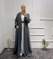 Dubaï Turquie CEY Tissu crêpe 180D couleur unie tissu doux résistant au rétrécissement tissu pour robe pour les femmes