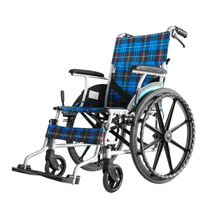 Grosir kursi roda Manual orang tua pabrik untuk dewasa Model standar kursi roda ortopedi Manual L33
