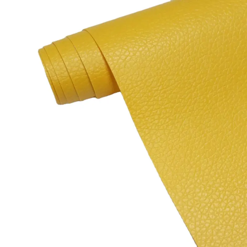 PVC kulit sintetis untuk notebook Faux kursi lipat bahan buatan tas mobil kotak-kotak Python