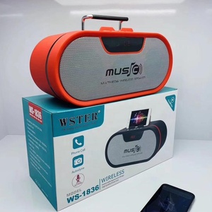 Gốc WSTER WS1836 Hỗ Trợ USB Thẻ TF FM RADIO <span class=keywords><strong>Amplifier</strong></span> Loa Ngoài Trời Powered Loa Nhà Sản Xuất - Product Image 2