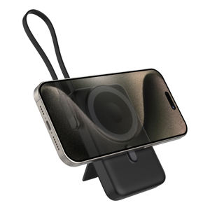 Batterie externe magnétique sans fil 3-en-<span class=keywords><strong>1</strong></span> portable 10000 mAh à charge rapide pour montre connectée et téléphone avec câble - Product Image 6