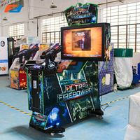 Machine de tir à monnayeur Super Ranger, équipement de jeu d'arcade intérieur, métal et plastique, garantie 1 an