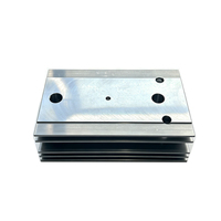 Dissipateur thermique en aluminium extrudé à ailettes parallèles multicouches, montage en surface, pour module de puissance à thyristors