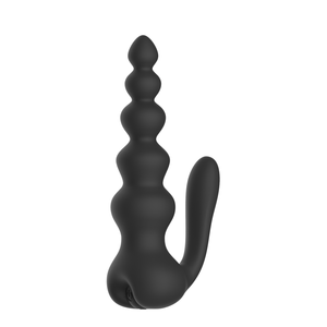 Vibrateur sans fil télécommandé pour adultes, avec perles pour le point G et massage anal, pour des sensations de fesses voluptueuses, jouet sexuel - Product Image 1