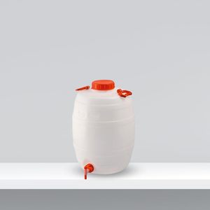 Barril de Plástico de 50 Litros con Grifo y Asa, Contenedor para Almacenamiento de Alimentos, Altura 56 cm, Diámetro 39 cm - Product Image 6