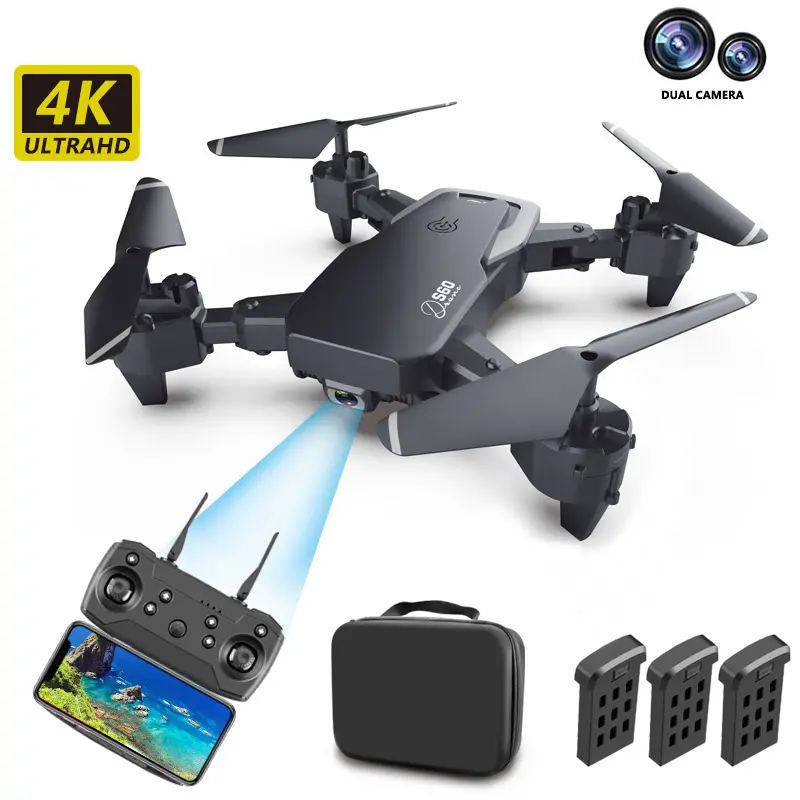 Adults wifi foldable drone battery rc professional long range fpv drones with 4k camera and gps