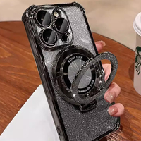 Fundas de Teléfono Móvil Transparentes de TPU Suave, Personalizadas, OEM, ODM, de Alta Calidad, con Anillo de Soporte para 15/14/13 Pro, Venta al Por Mayor de Fábrica a Precio Económico