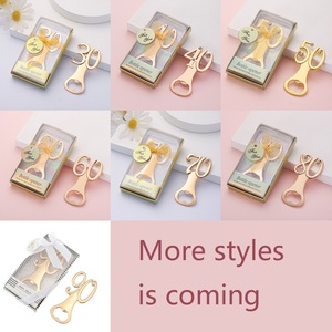 Bán buôn 30 50 70 80 kỷ niệm sinh nhật quà lưu niệm Vàng mở chai với số lượng cho khách - Product Image 6