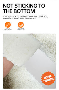 Doğrudan fabrika kaynağı kedi kumu çevre dostu yüksek emici manyok uçucu Pet temizlik için - Product Image 4