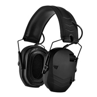 Amplificador de Sonido, Auriculares Electrónicos para Caza con Reducción de Ruido, Protector Auditivo para Tiro, Auriculares Bluetooth ABS 28dB
