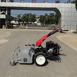 Désherbeuse professionnelle agricole 4x4 à moteur essence 170F/7HP, <span class=keywords><strong>micro</strong></span>-rotavator, coupe-herbe et broyeur de mauvaises herbes - Product Image 6