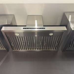 Extractor de Humo para Cocina de 30 Pulgadas y 1000m³/h, Control Táctil Remoto, 3 Velocidades, Filtro de Deflector, Pantalla LED en Acero Inoxidable - Product Image 4