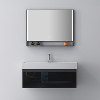 Meubles de salle de bain muraux en gros pour fabricants, vente directe, style moderne, armoire de salle de bain étanche avec miroir intelligent