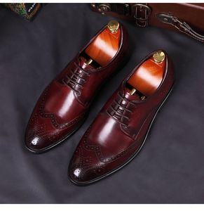 Zapatos de Cuero Formales y Elegantes para Hombre, Estilo Casual de Negocios, Personalizados de Alta Gama - Product Image 2