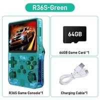 Nkiwi R36S Portable rétro Open Source Linux système Console de jeu vidéo portable 64GB/128GB IPS 20000 + jeux Pocket Gameboy